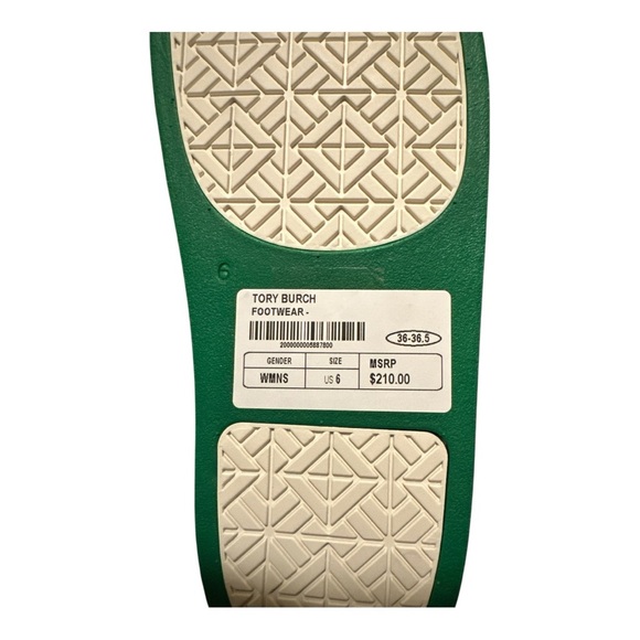 Tory Burch Tennis Ball Slide Sandals – Fluorescent Yellow/Green – Size 6 - Picture 3 of 7